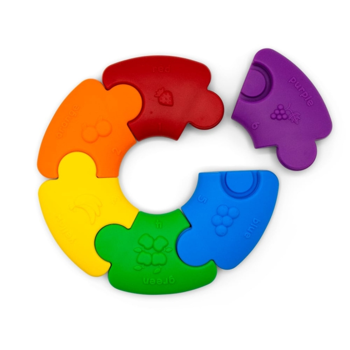 Jellystone Designs Colour Wheel Puzzle - rainbow (JSD0417) in the group TOYS, KIDS & BABY PRODUCTS / Toys / Kids puzzle at TP E-commerce Nordic AB (D18619)