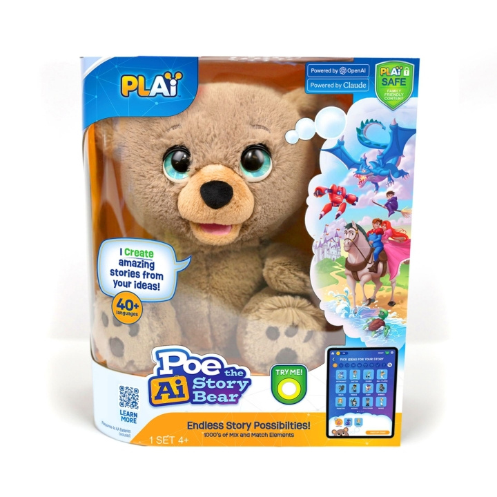 Play-I Poe Interactive AI Bear (90255) in the group TOYS, KIDS & BABY PRODUCTS / Baby toys / stuffed animals at TP E-commerce Nordic AB (D18641)