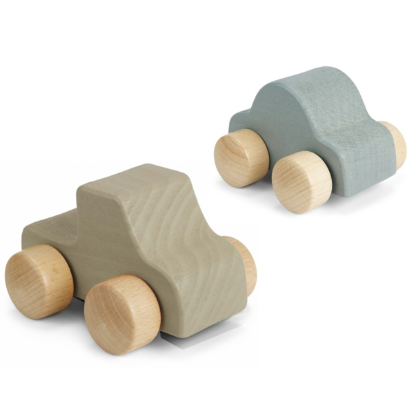 Nuuroo Theo wooden cars 2-pack - (NU310) in the group TOYS, KIDS & BABY PRODUCTS / Toys / Toy cars at TP E-commerce Nordic AB (D18659)