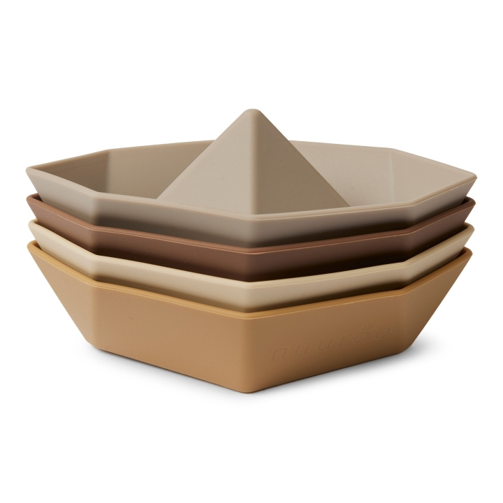Nuuroo Asger silicone boats 4-pack - (NU538) in the group TOYS, KIDS & BABY PRODUCTS / Baby Gadgets / Bath at TP E-commerce Nordic AB (D18666)