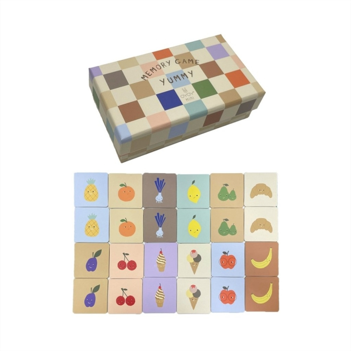 OYOY Mini Yummy Memory Game (M107591) in the group TOYS, KIDS & BABY PRODUCTS / Baby toys / Activity toys at TP E-commerce Nordic AB (D18692)