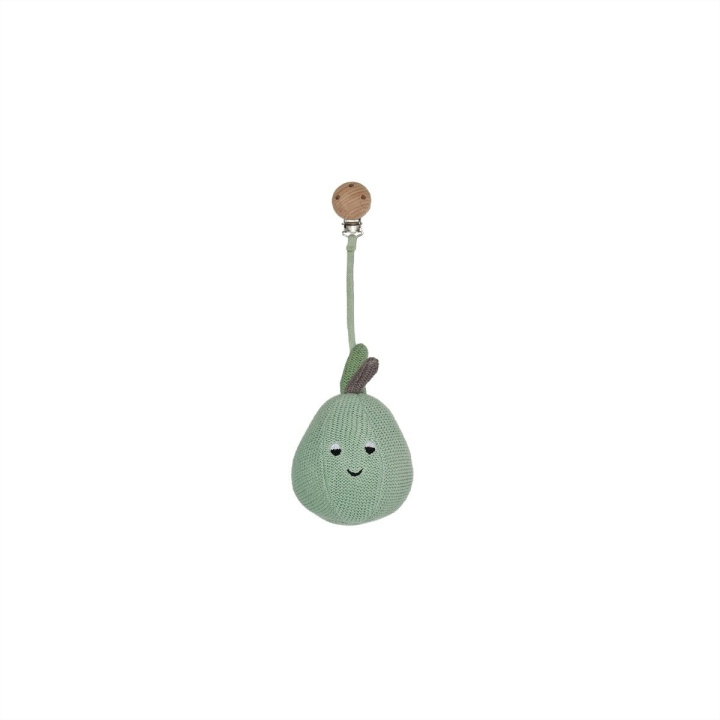OYOY Mini Yummy Pear Pram Toy Clip - Pale Mint (M107686) in the group TOYS, KIDS & BABY PRODUCTS / Toys / Figures, Miniatures & accessories at TP E-commerce Nordic AB (D18694)