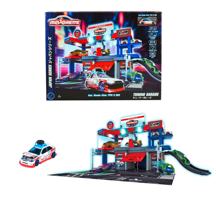 Majorette Japan Series Tuning Garage (212051033) in the group TOYS, KIDS & BABY PRODUCTS / Toys / Play set at TP E-commerce Nordic AB (D18718)