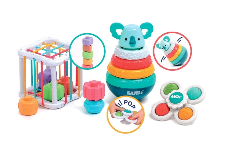 LUDI Manipulation box with accessories - LU30125 in the group TOYS, KIDS & BABY PRODUCTS / Toys / Play set at TP E-commerce Nordic AB (D18731)