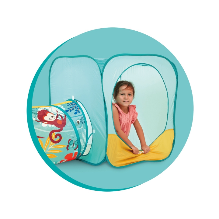 LUDI Play area with tunnel and balls - (LU90110) in the group TOYS, KIDS & BABY PRODUCTS / Outdoor toys / Play tents at TP E-commerce Nordic AB (D18732)