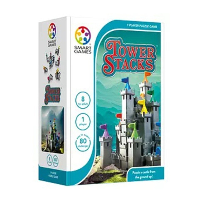 Smart Games Tower Stacks (Nordic) (SG2472) in the group TOYS, KIDS & BABY PRODUCTS / Games / Board games at TP E-commerce Nordic AB (D18769)