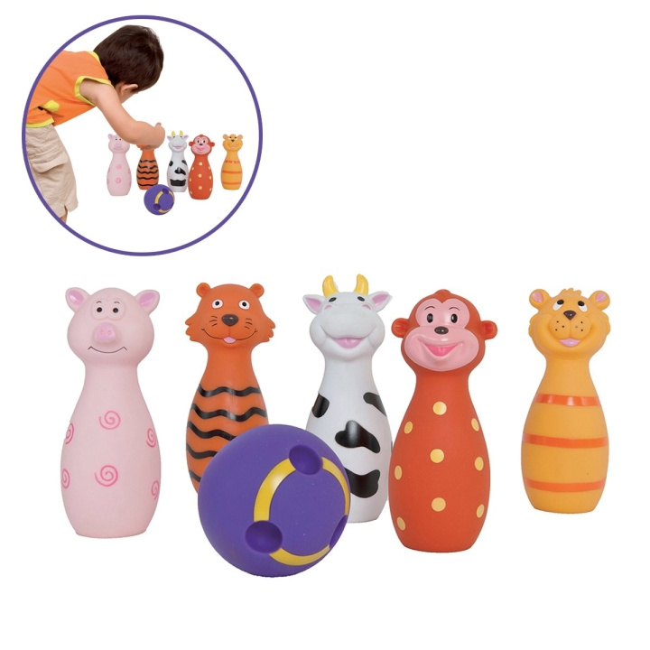 LUDI Baby bowling, Animals (3455) in the group TOYS, KIDS & BABY PRODUCTS / Outdoor toys / Sport & Games at TP E-commerce Nordic AB (D18770)