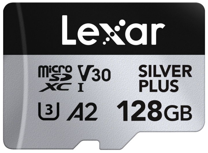 Lexar microSDXC Professional SILVER Plus UHS-I/U3/A2/4K R205/W150 (V30) - SILVER - 128GB in the group HOME ELECTRONICS / Storage media / Memory cards / SD/SDHC/SDXC at TP E-commerce Nordic AB (D18778)