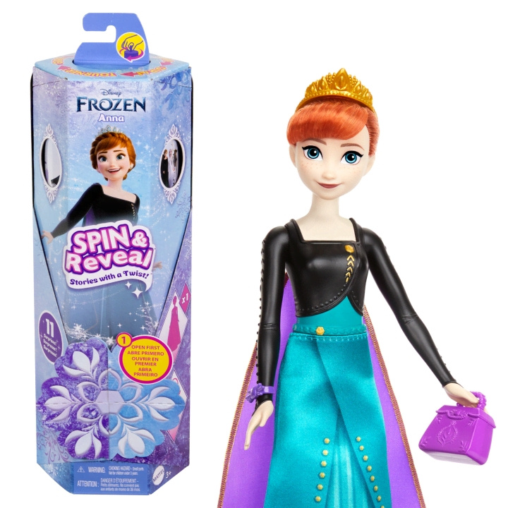 Mattel Frozen - Anna Spin & Reveal (HXD27) in the group TOYS, KIDS & BABY PRODUCTS / Toys / Docks & Accessories at TP E-commerce Nordic AB (D18813)