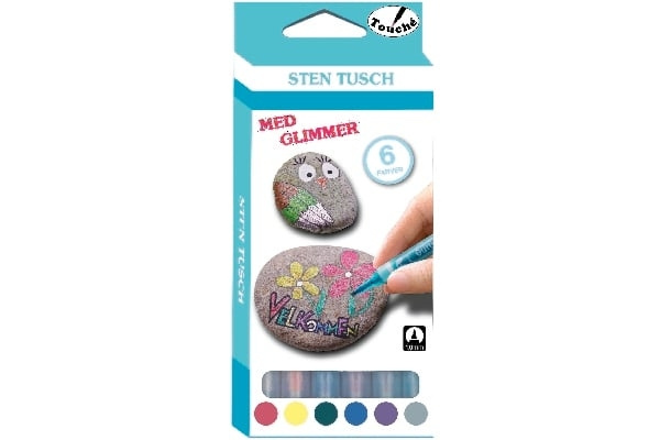 TOUCHÉ Rock Painting Glitter (809648) in the group TOYS, KIDS & BABY PRODUCTS / Toys / Crafts at TP E-commerce Nordic AB (D18820)