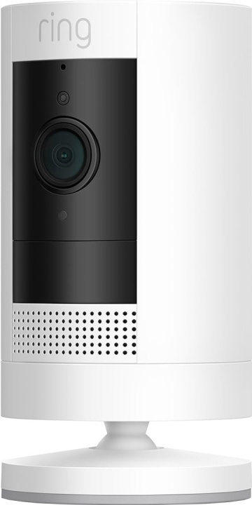 Ring Stick Up Battery Cam Security Camera White in the group HOME, HOUSEHOLD & GARDEN / Alarm & Security / Security cameras at TP E-commerce Nordic AB (D18835)