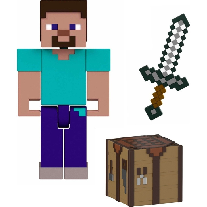 MINECRAFT Biome Builds - 8cm - Steve (JCN28) in the group TOYS, KIDS & BABY PRODUCTS / Toys / Figures, Miniatures & accessories at TP E-commerce Nordic AB (D18837)