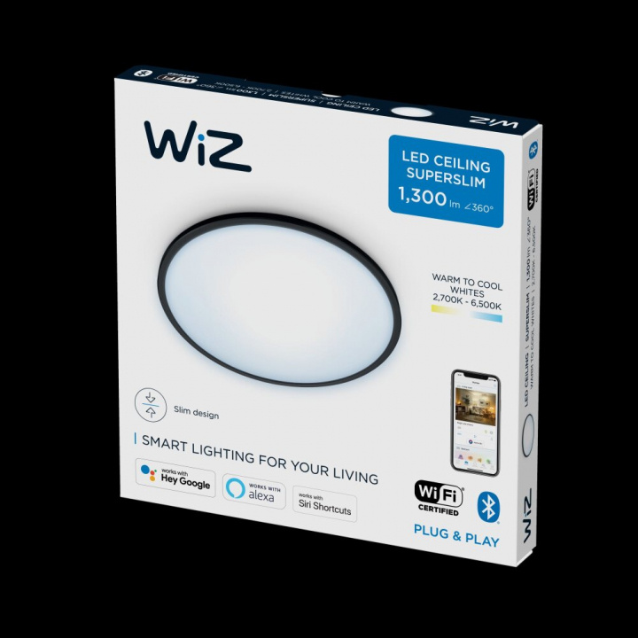 WiZ SuperSlim WiZ Ceiling 14W B RD 27-65K TW in the group HOME ELECTRONICS / Lighting / Ceiling lights at TP E-commerce Nordic AB (D18849)