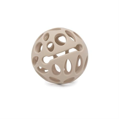 Magni Teether ball in LFGB silicone with tactile surfaces, beige - (5733) in the group TOYS, KIDS & BABY PRODUCTS / Baby Gadgets / Pacifiers & Teething toys at TP E-commerce Nordic AB (D18875)