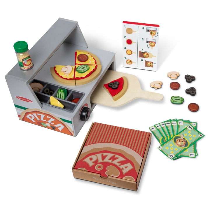 Melissa & Doug Melissa and Doug - Top & Bake Pizza Counter (9465) in the group TOYS, KIDS & BABY PRODUCTS / Toys / Little home & Role play at TP E-commerce Nordic AB (D18897)