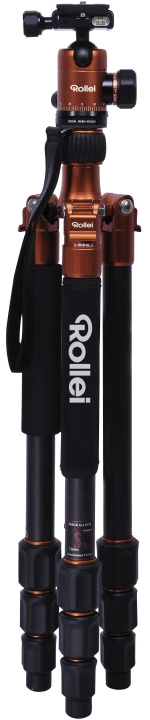Rollei C5i Aluminium Orange in the group HOME ELECTRONICS / Photo & Video / Photo equipment / Tripod at TP E-commerce Nordic AB (D18903)