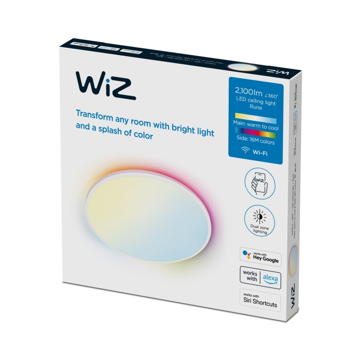 WiZ Aura Smart Ceiling Light - White in the group HOME ELECTRONICS / Lighting / Ceiling lights at TP E-commerce Nordic AB (D18906)