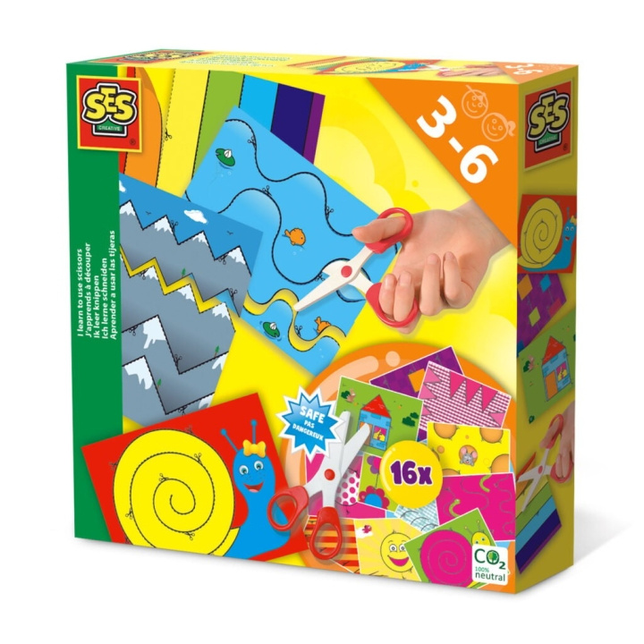 SES Creative I learn to use scissors - (S14809) in the group TOYS, KIDS & BABY PRODUCTS / Toys / Crafts at TP E-commerce Nordic AB (D18910)