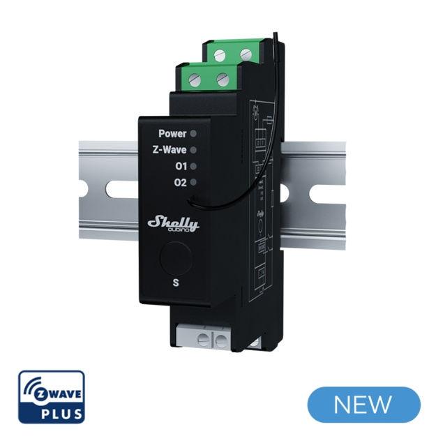 Shelly Qubino Wave Pro Shutter in the group HOME, HOUSEHOLD & GARDEN / Smart home / Smart home systems at TP E-commerce Nordic AB (D18924)