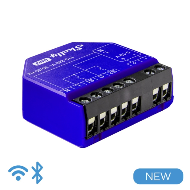 Shelly Dimmer 0/1-10V PM Gen3 in the group HOME, HOUSEHOLD & GARDEN / Smart home / Smart home systems at TP E-commerce Nordic AB (D18925)