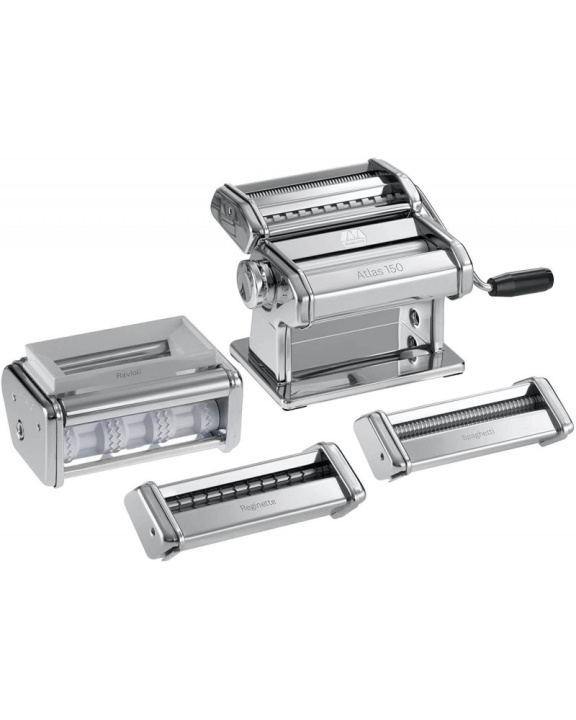 Marcato Multipasta set - Atlas 150 original + 3 accessories in the group HOME, HOUSEHOLD & GARDEN / Kitchen utensils / Other kitchen tools at TP E-commerce Nordic AB (D18943)