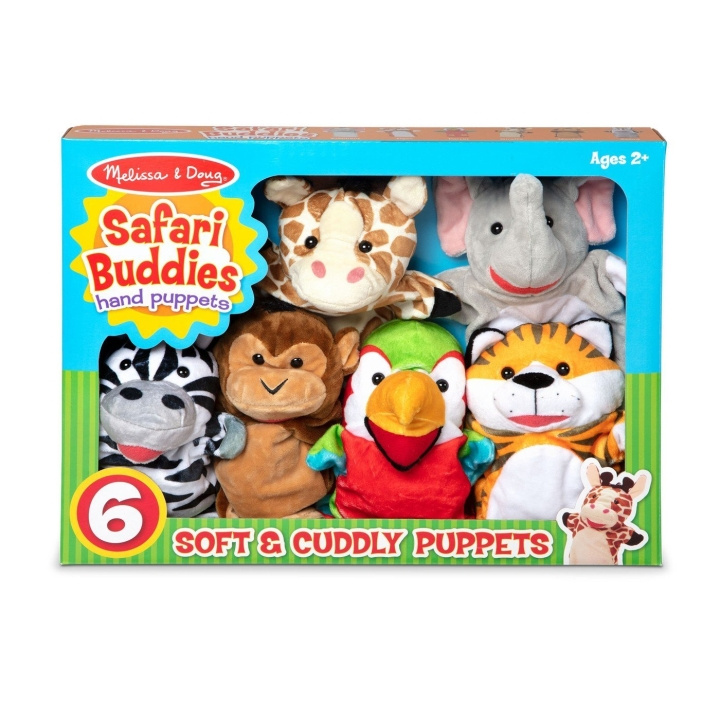 Melissa and Doug Melissa & Doug - Safari Buddies Hand Puppets (19118) in the group TOYS, KIDS & BABY PRODUCTS / Toys / Docks & Accessories at TP E-commerce Nordic AB (D18950)
