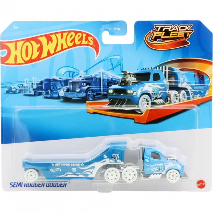 Hot Wheels Rack Fleet Semi Rodger Dodger (HVF03) in the group TOYS, KIDS & BABY PRODUCTS / Toys / Toy cars at TP E-commerce Nordic AB (D18954)