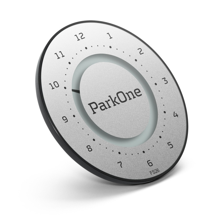 ParkOne 2 - Titanium Silver Electronic Parking Disc in the group Sport, leisure & Hobby / Fun stuff / Smart home at TP E-commerce Nordic AB (D18976)