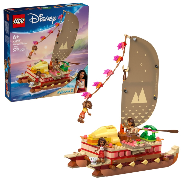 LEGO Disney Princess - Moana\'s Adventure Canoe (43270) in the group TOYS, KIDS & BABY PRODUCTS / Toys / Building toys / Lego at TP E-commerce Nordic AB (D19021)