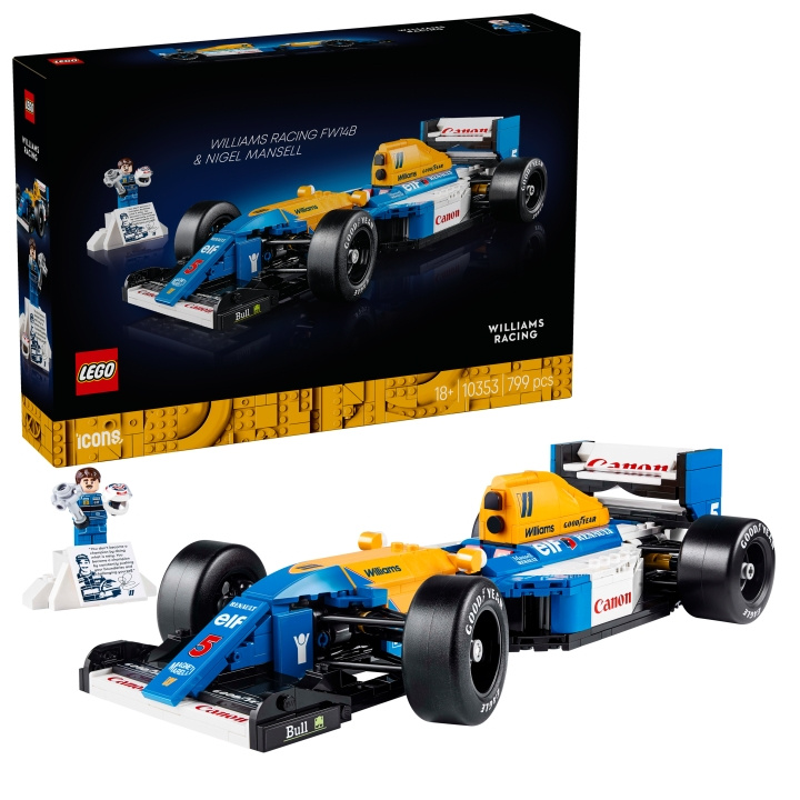 LEGO Icons - Williams Racing FW14B & Nigel Mansell (10353) in the group TOYS, KIDS & BABY PRODUCTS / Toys / Building toys / Lego at TP E-commerce Nordic AB (D19044)
