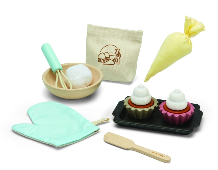 PlanToys Cupcake set (3626) in the group TOYS, KIDS & BABY PRODUCTS / Toys / Play set at TP E-commerce Nordic AB (D19057)