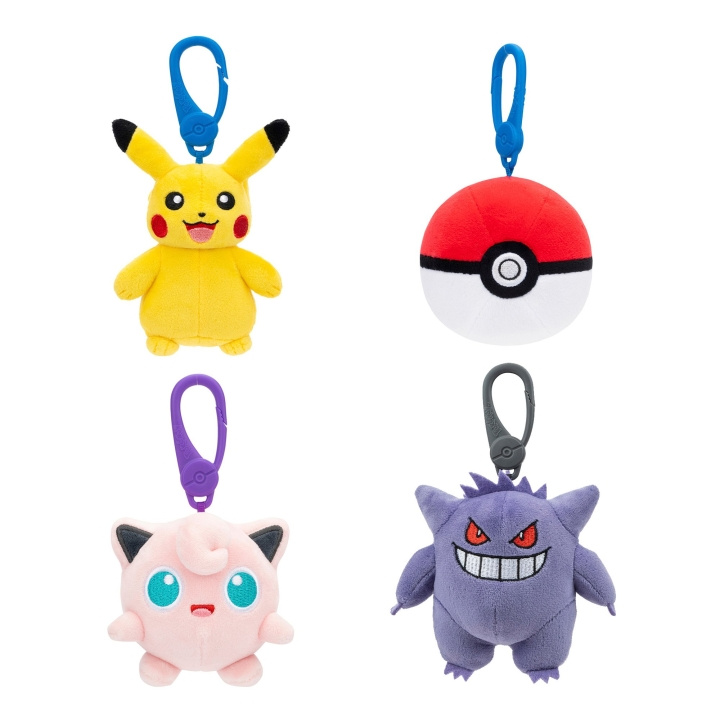 Pokémon Plush Clip On W12 Ass - (95177-12) in the group TOYS, KIDS & BABY PRODUCTS / Toys / Figures, Miniatures & accessories at TP E-commerce Nordic AB (D19062)