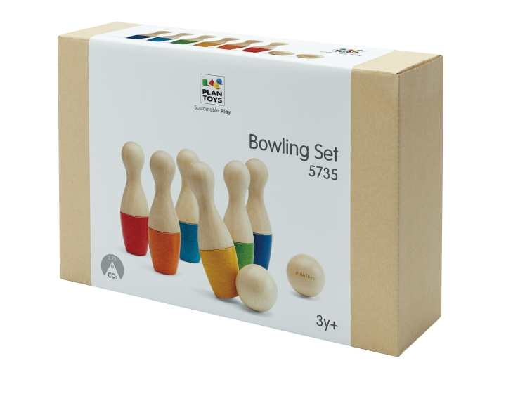 PlanToys Bowling Set - (PT-5735) in the group TOYS, KIDS & BABY PRODUCTS / Outdoor toys / Sport & Games at TP E-commerce Nordic AB (D19069)