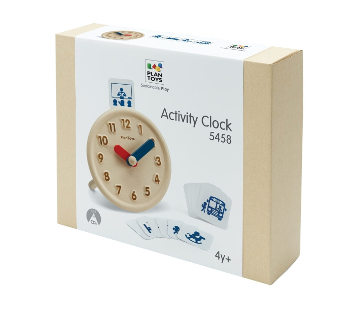 PlanToys Learning Activity Clock - (PT-5458) in the group TOYS, KIDS & BABY PRODUCTS / Baby toys / Activity toys at TP E-commerce Nordic AB (D19071)