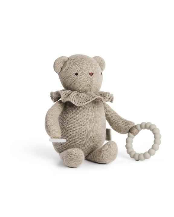 Smallstuff Little activity bear, for dummy and teether, nature - (40006-35) in the group TOYS, KIDS & BABY PRODUCTS / Baby toys / stuffed animals at TP E-commerce Nordic AB (D19089)