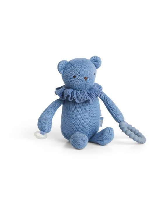 Smallstuff Little activity bear, for dummy and teether, blue - (40006-36) in the group TOYS, KIDS & BABY PRODUCTS / Baby toys / stuffed animals at TP E-commerce Nordic AB (D19090)