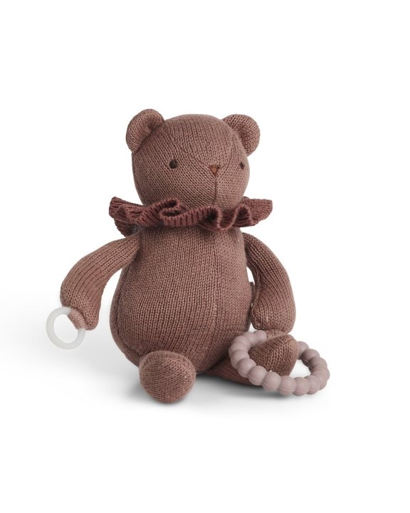 Smallstuff Little activity bear, for dummy and teether, dark rose (40006-38) in the group TOYS, KIDS & BABY PRODUCTS / Baby toys / stuffed animals at TP E-commerce Nordic AB (D19092)