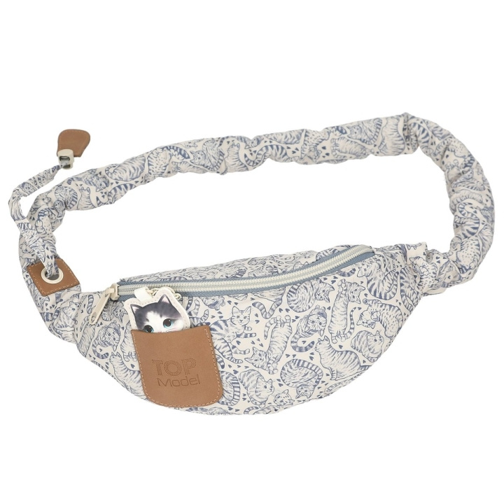 TOPModel Crossbag CAT LOVE - Light Blue and Cream (413274) in the group TOYS, KIDS & BABY PRODUCTS / Toys / Pencil case at TP E-commerce Nordic AB (D19106)