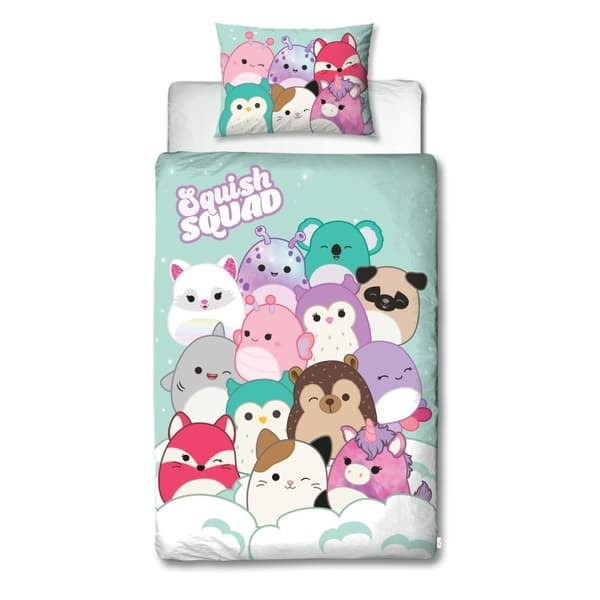 Squishmallows Bed Linen - Adult Size 140 x 200 cm - Squishmallows (SQM158) in the group TOYS, KIDS & BABY PRODUCTS / Children\'s textiles / Bedding at TP E-commerce Nordic AB (D19111)