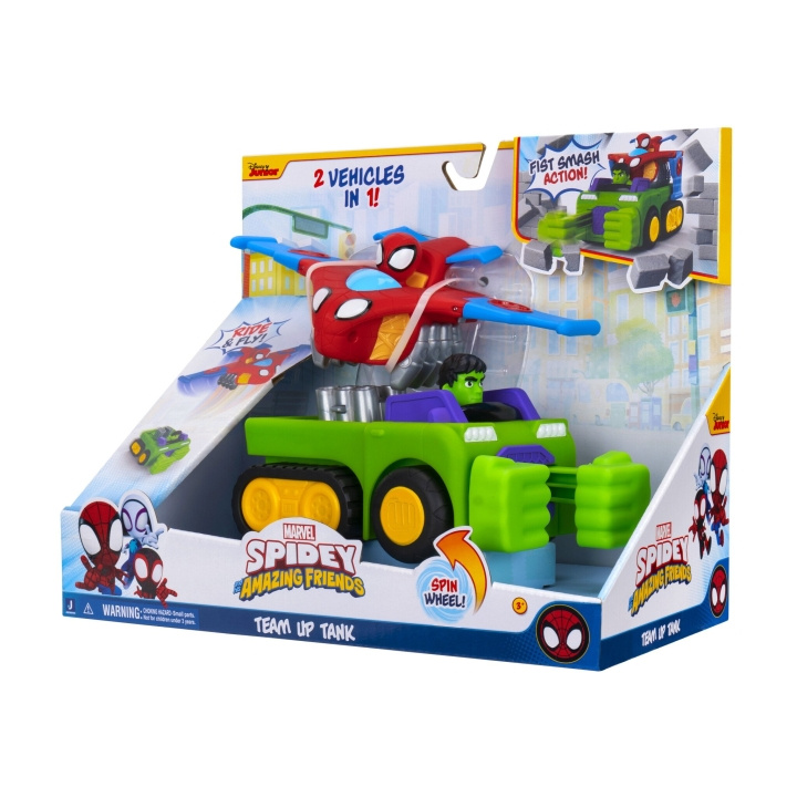 Spidey Spidey Team-Up Tank - (SNF0323) in the group TOYS, KIDS & BABY PRODUCTS / Toys / Toy cars at TP E-commerce Nordic AB (D19137)