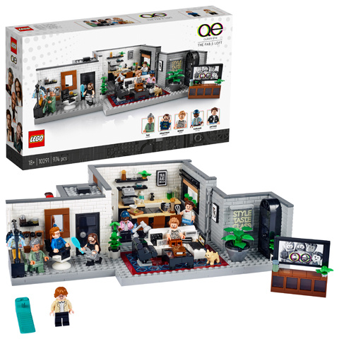 LEGO Icons - Queer Eye – The Fab 5 Loft (10291) in the group TOYS, KIDS & BABY PRODUCTS / Toys / Building toys / Lego at TP E-commerce Nordic AB (D19173)