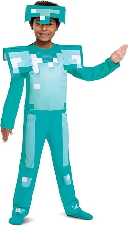 Disguise Minecraft Costume - Diamond Armor (116 cm) in the group TOYS, KIDS & BABY PRODUCTS / Toys / Masquerade costumes at TP E-commerce Nordic AB (D19201)