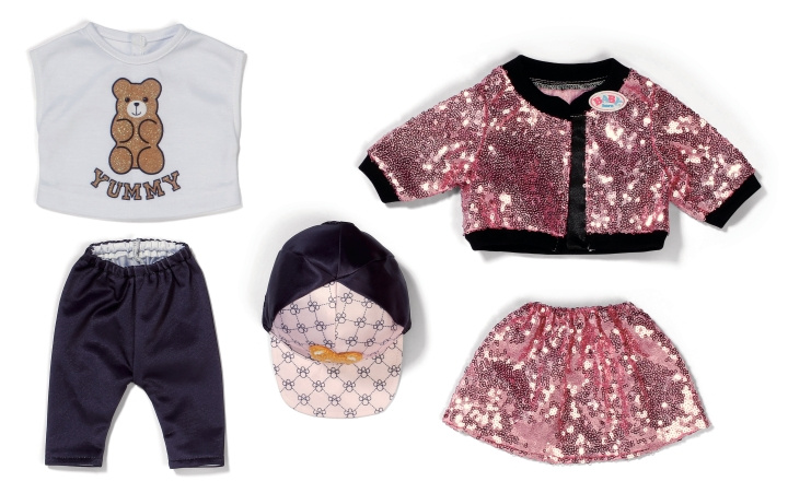 BABY Born Glam Outfit 43cm - (837320) in the group TOYS, KIDS & BABY PRODUCTS / Toys / Docks & Accessories at TP E-commerce Nordic AB (D19206)