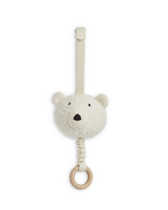 Smallstuff Music mobile, wool bouclé, off white (40011-40) in the group TOYS, KIDS & BABY PRODUCTS / Baby toys / stuffed animals at TP E-commerce Nordic AB (D19229)