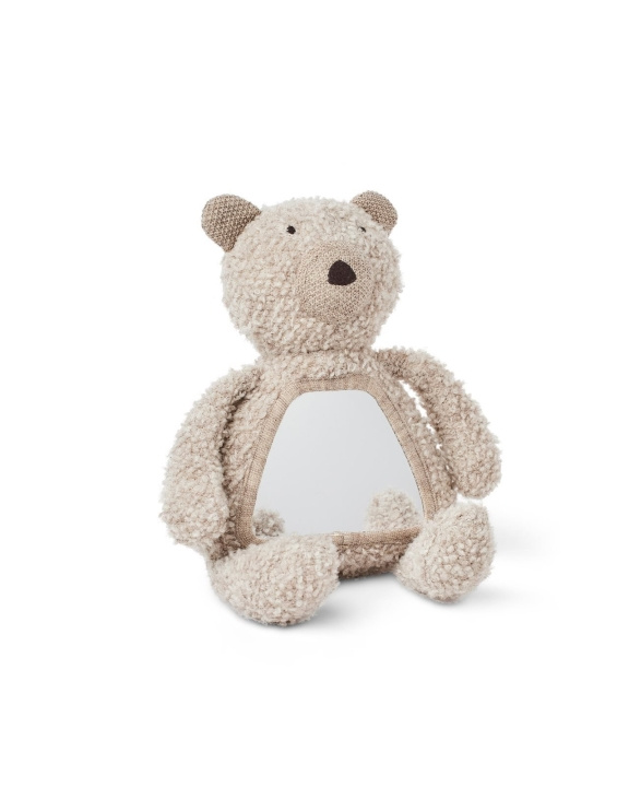 Smallstuff Activity bear w. mirror, wool bouclé, nature - (40048-06) in the group TOYS, KIDS & BABY PRODUCTS / Baby toys / stuffed animals at TP E-commerce Nordic AB (D19235)