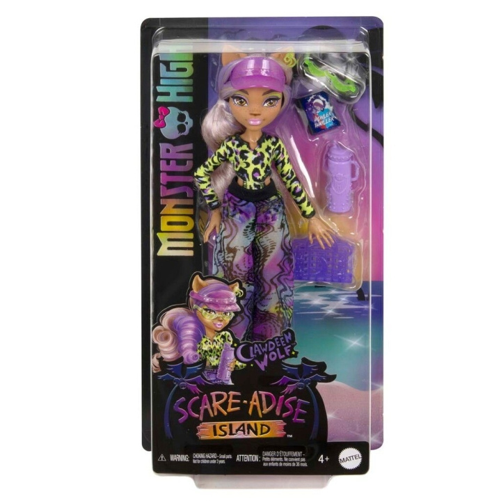 Monster High Scare-adise Island Clawdeen Doll - (218-2503) in the group TOYS, KIDS & BABY PRODUCTS / Toys / Docks & Accessories at TP E-commerce Nordic AB (D19258)