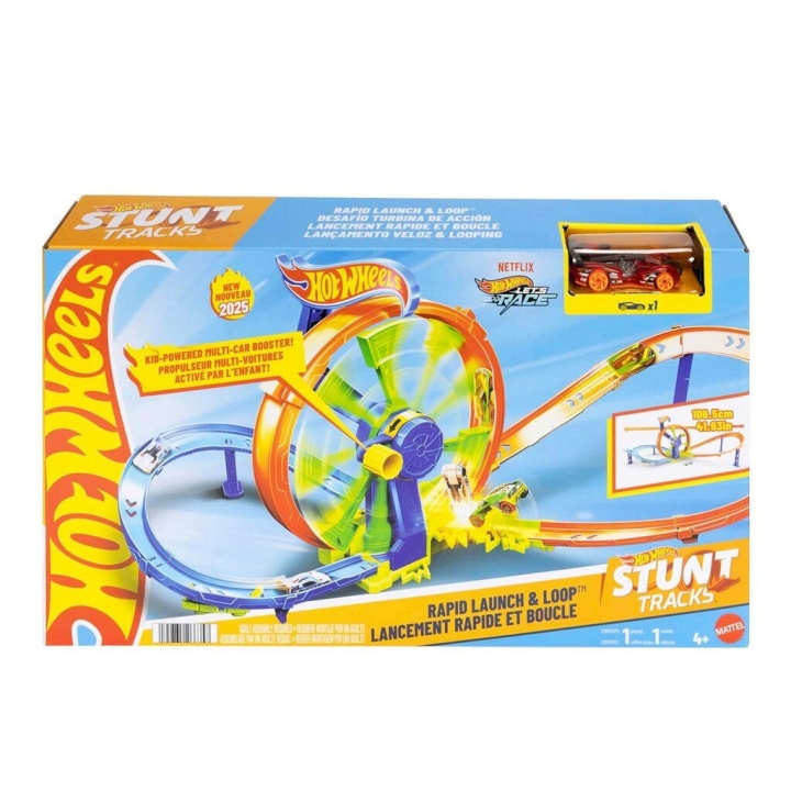 Hot Wheels Stunt Tracks Rapid Launch & Loop - (965-2503) in the group TOYS, KIDS & BABY PRODUCTS / Toys / Play set at TP E-commerce Nordic AB (D19261)