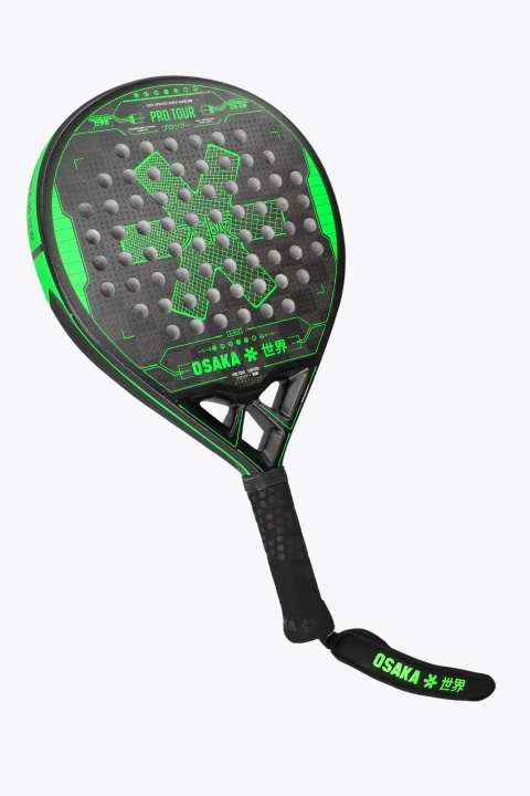 Osaka Pro Tour Control Padel Racket - Black/Green in the group Sport, leisure & Hobby / Sports equipment / Padel rackets at TP E-commerce Nordic AB (D19289)