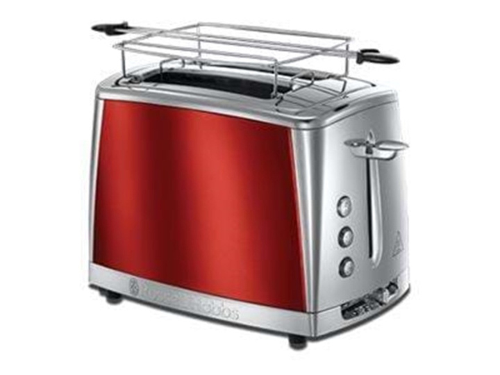 Russell Hobbs Luna 2 Slice Toaster - Solar Red in the group HOME, HOUSEHOLD & GARDEN / Household appliances / Toasters & Bread grills / Toasters at TP E-commerce Nordic AB (D19296)
