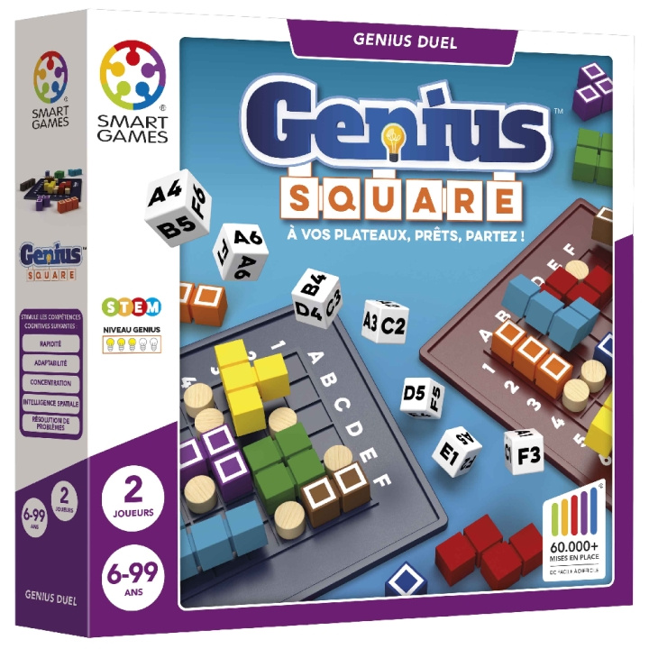 Smart Games Genius Square (Nordic) (SG9001) in the group TOYS, KIDS & BABY PRODUCTS / Games / Board games at TP E-commerce Nordic AB (D19329)